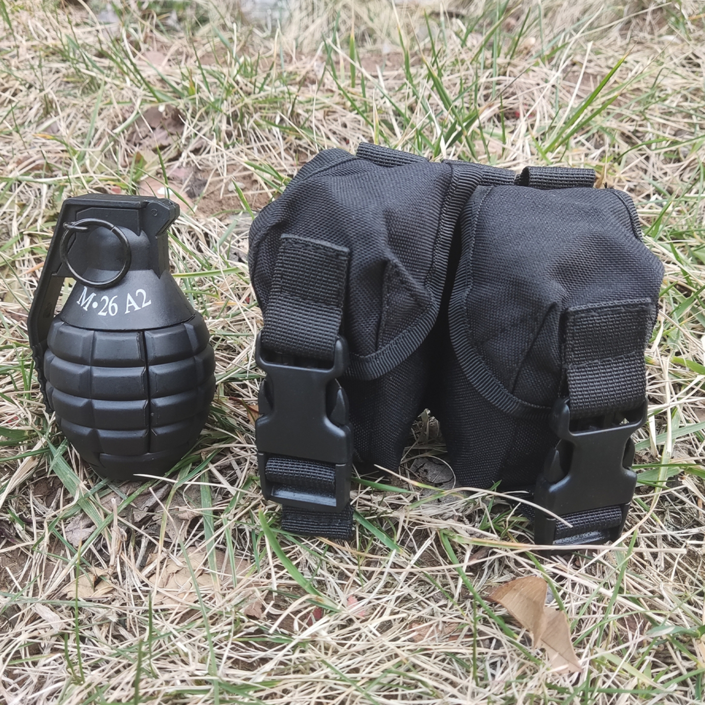Bolsa táctica, paquete de granada de doble frag, bolsa de herramientas Molle EDC, bolsa de accesorios, equipo Airsoft de caza y tiro
