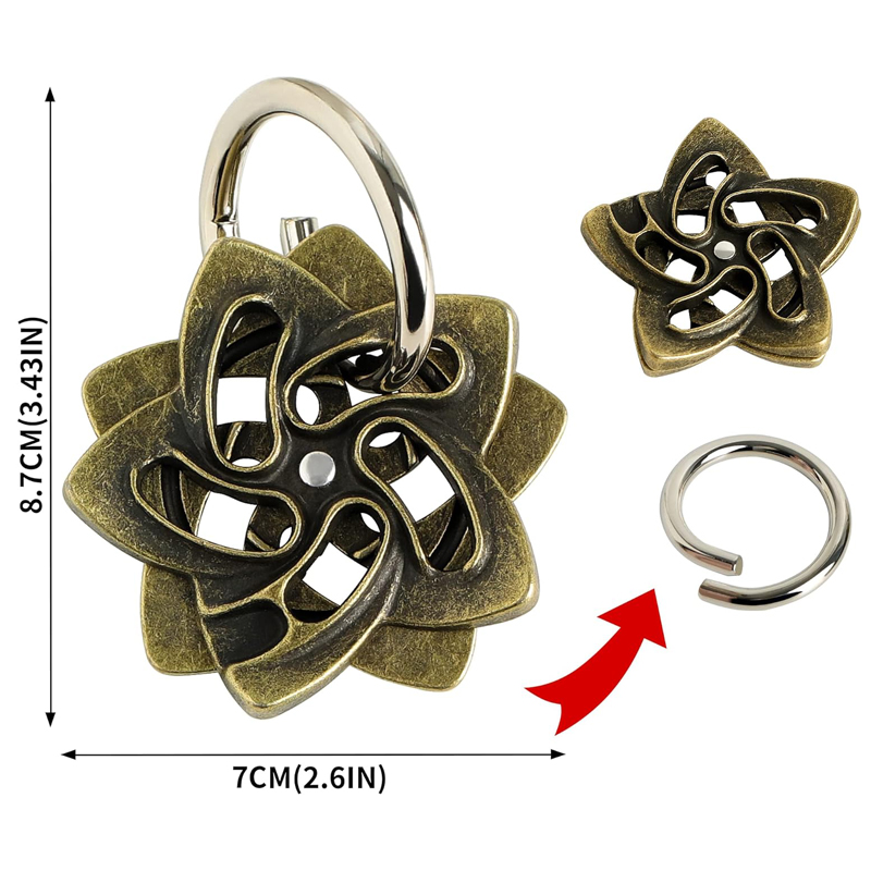 メタルパズル頭の体操 IQ テストおもちゃ教育マインドゲーム大人子供 Rompecabezas Metalico Juegos De Ingenio Y Habilidad