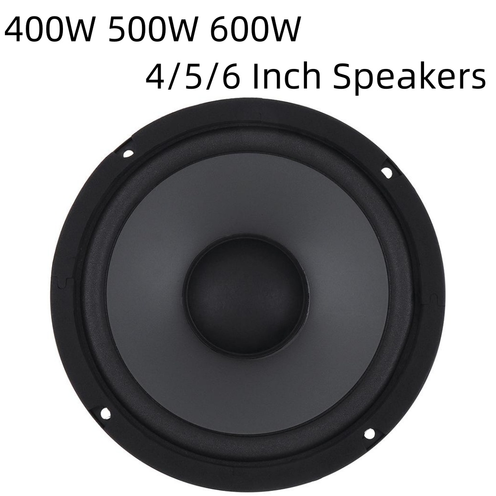 4/5/6 Polegada alto-falantes 2 vias freqüência de alcance completo automotivo áudio música estéreo alto-falante porta automática subwoofer alto-falante 400w 500 600
