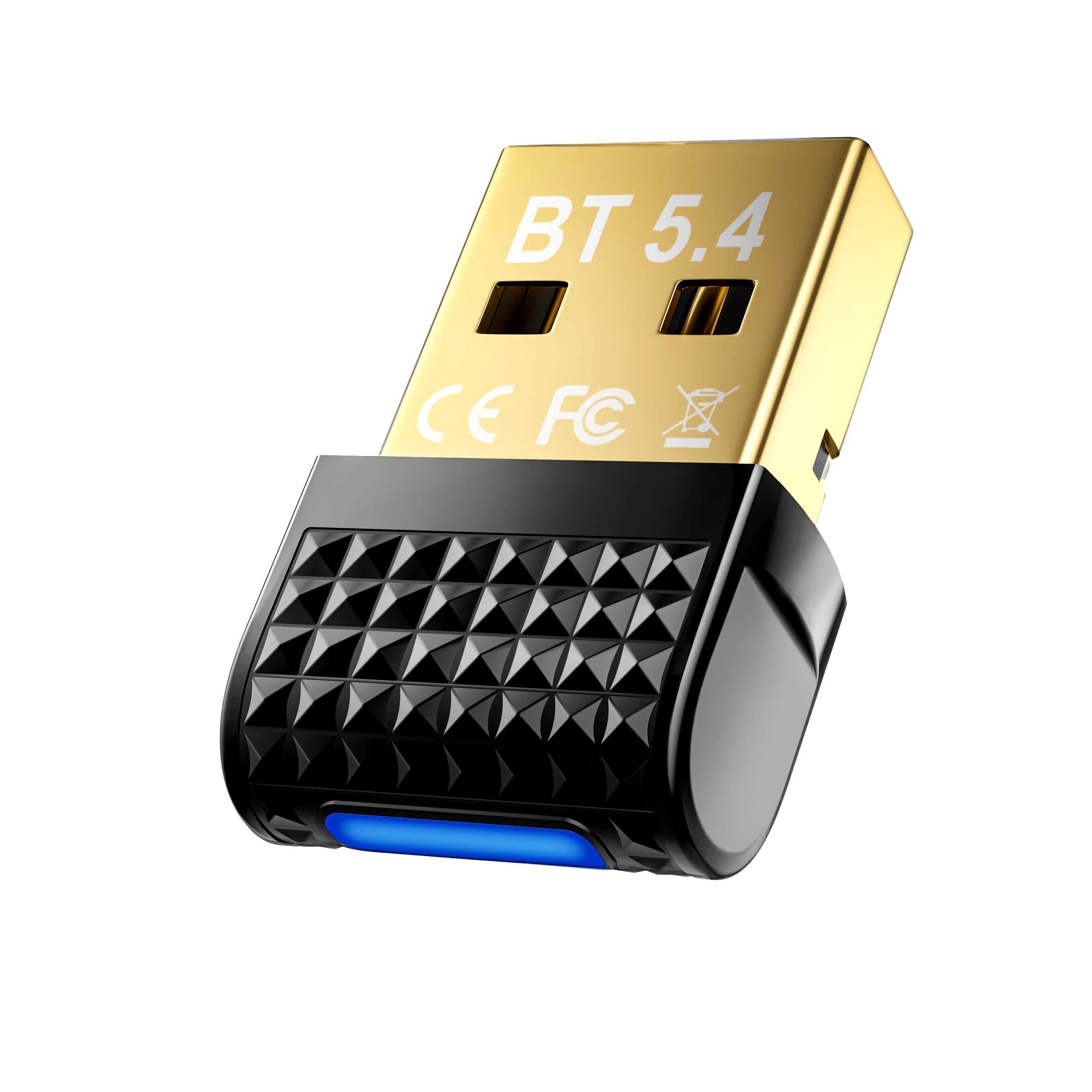 USB-адаптер Bluetooth 5.4 Bluetooth 5.3 Dongle Bluetooth-приемник и передатчик для Bluetooth-клавиатуры/мыши/наушников/динамика