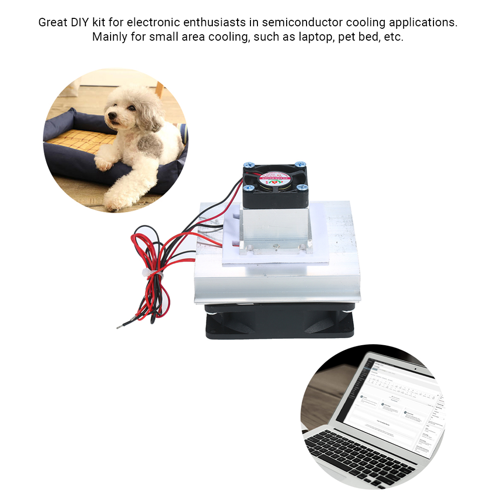 TEC Electron Halfgeleider Koeling Koeler Koelplaat DIY Radiator Lokale koeling Kleine ruimte koelapparaatkit