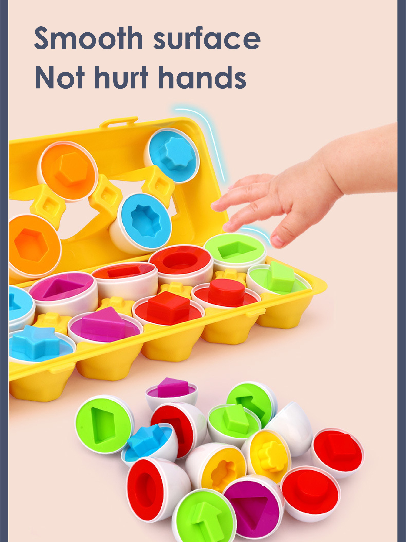 Forma das crianças ovo emparelhamento brinquedo do bebê educação precoce quebra-cabeça iluminação cor forma classificação treinamento brinquedo inteligente ovo