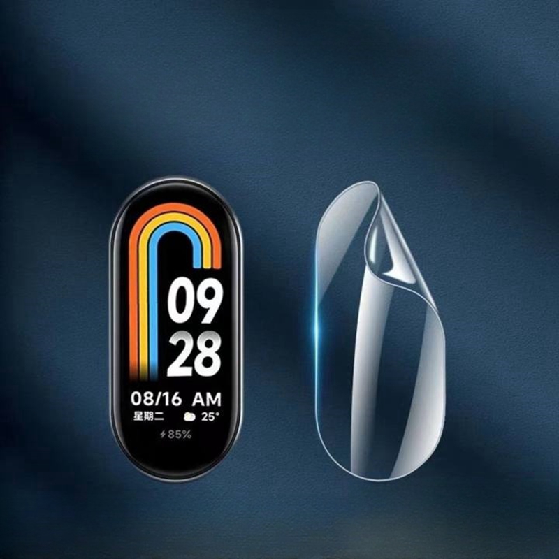 5 pçs filme de hidrogel para xiaomi mi banda 9 8 7 acessórios smartband capa completa protetor de tela relógio protetor