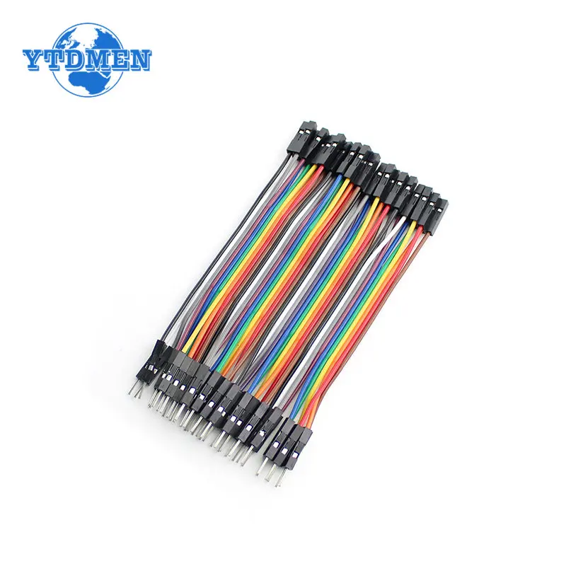 10CM 20-120 Chiếc Bật Lửa Dupont Cáp Đực + Nam Đến Nữ Và Nữ Để Nữ Dây Nhảy dây Dupont Dòng Cho Arduino Bộ