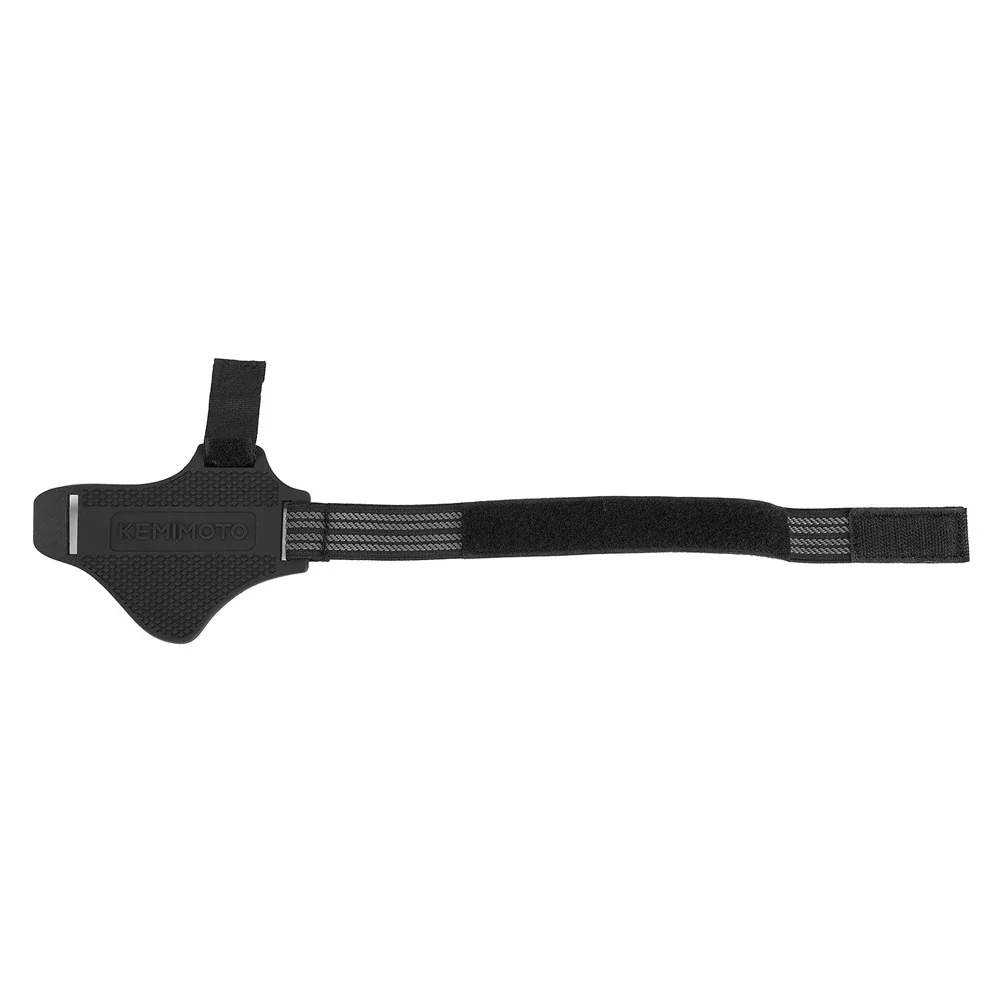 KEMIMOTO Motorcycle Shoe Cover Guards Motorcycle Gear Shift Pad Adjustable Durable Boot Protector Anti-skid Gear Shifter