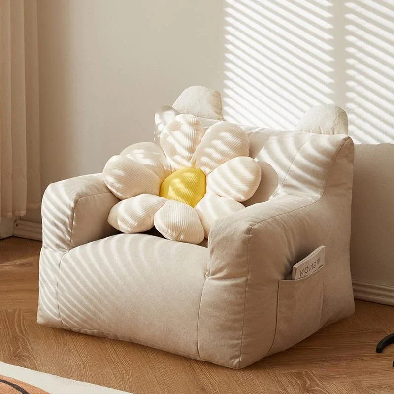 Sofá preguiçoso infantil pode deitar ou dormir no quarto, sofá da sala de estar, varanda com janela saliente, poltrona de lazer, assento de leitura