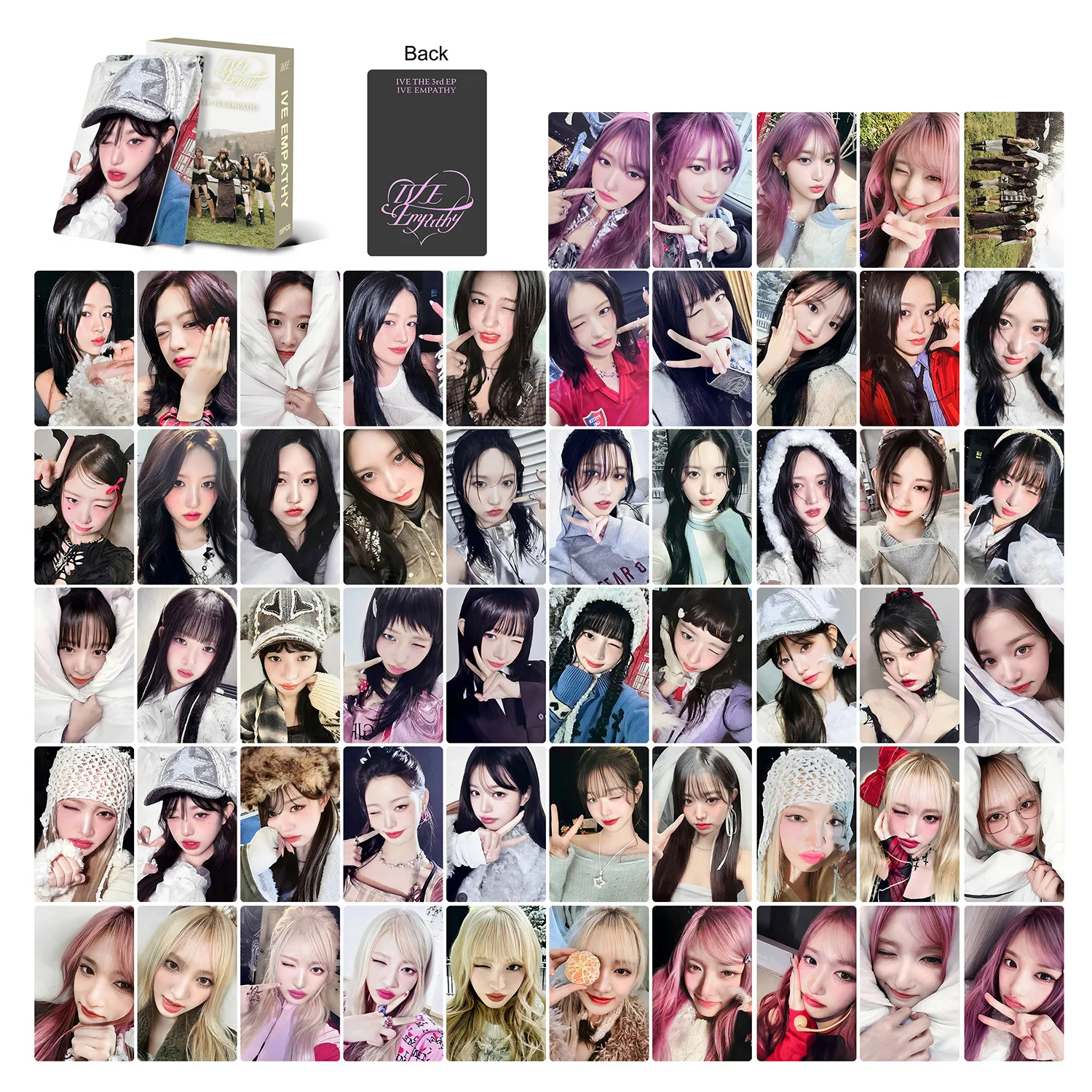 55 IVE Third Mini Album Empathy Small Card LOMO Card Collection Card Zhang Yuanying Small Card
