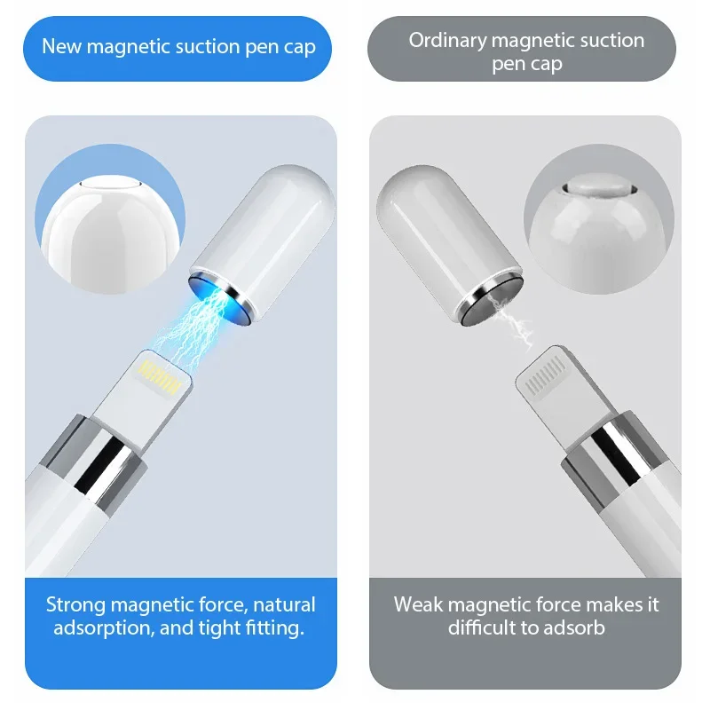 Magnetic Replacement Cap / Compatible with Apple Pencil Tip /Charging Adapter For Apple Pencil 1st Generation iPad Accessories