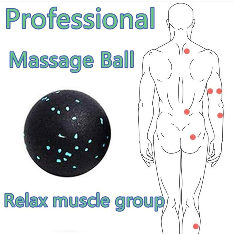Erdnuss-Massageball – After Exercise Fascia Ball Set Training Deep Tissue Massage Ball Kit Lacrosse Ball Muscle Rolle