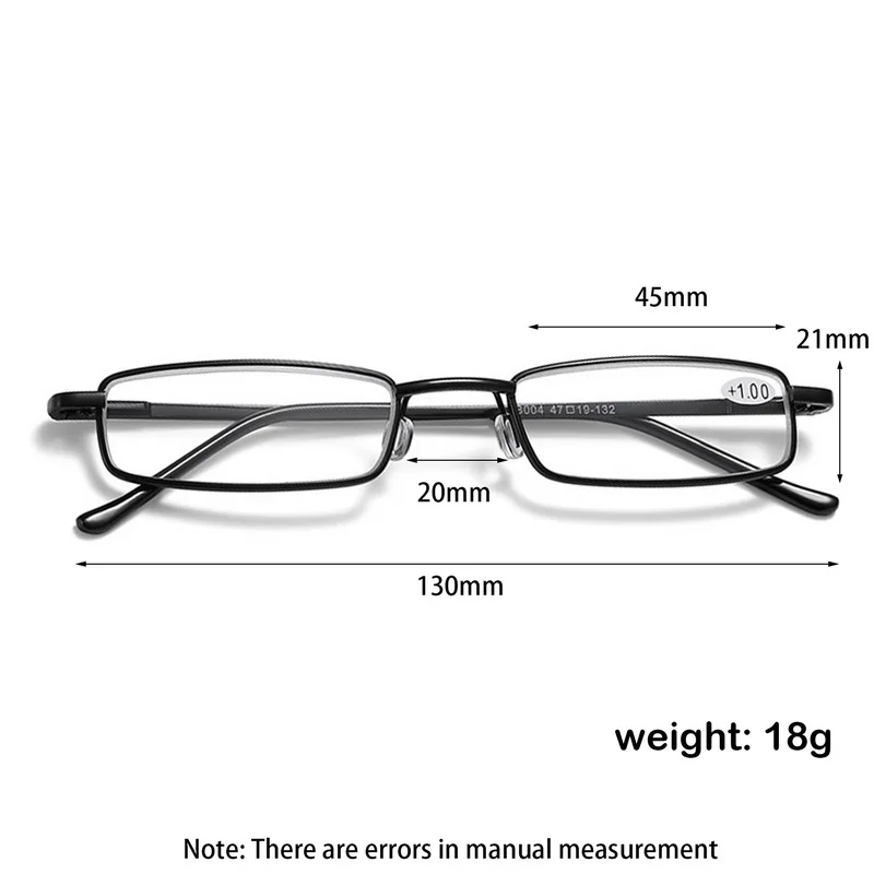 Elegant แบบพกพา Mini แว่นตาอ่านหนังสือกรอบโลหะกล่องปากกา Ultra-thin ผู้ชายผู้หญิงแว่นตาอ่านหนังสือสายตายาวแว่นตาสายตายาวพร้อมกล่อง