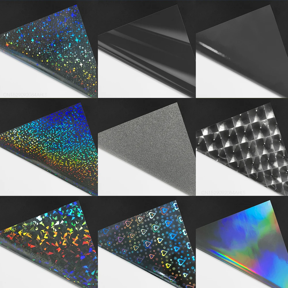 10 fogli di pellicola di laminazione trasparente opaca trasparente impermeabile pellicola laminata a freddo foglio di sovrapposizione adesivo autoadesivo per carta