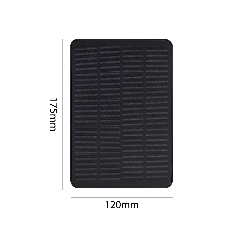 Panel słoneczny 5V 10W Port Micro USB i USB-C Panel ładowania słonecznego Zewnętrzna ładowarka ogniw słonecznych do kamery bezpieczeństwa / systemu oświetlenia
