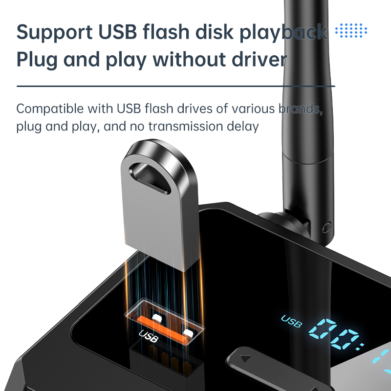 Bluetooth 5.3 Audio Receiver Unterstützung USB U-Disk Play Wireless Adapter R/L 2 RCA/3,5 MM AUX/Optische Faser Jack Für Car Kit Lautsprecher