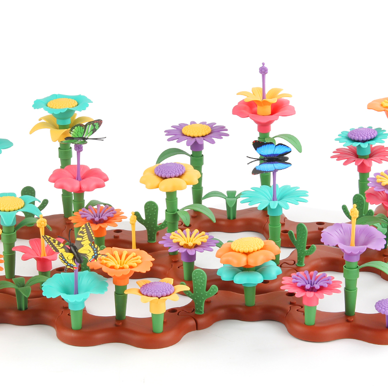 ปลูกจินตนาการของพวกเขาด้วยของเล่นสร้างสวนดอกไม้เพื่อการศึกษา STEM - ของขวัญที่สมบูรณ์แบบสําหรับเด็กชายและเด็กหญิงอายุ 3-7 ปี!