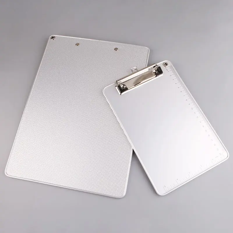 แบบพกพา อลูมิเนียมเขียนคลิปบอร์ด Antislip แฟ้ม Hardboard กระดาษ H