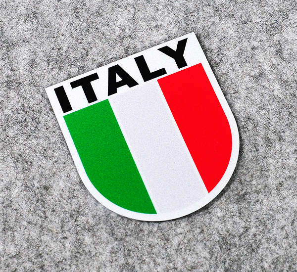 Bendera Nasional Perancis Italia Inggris Italia Cina Stiker Dekorasi Tubuh Truk Otomatis Vinil PVC Reflektif Stiker Belakang Mobil