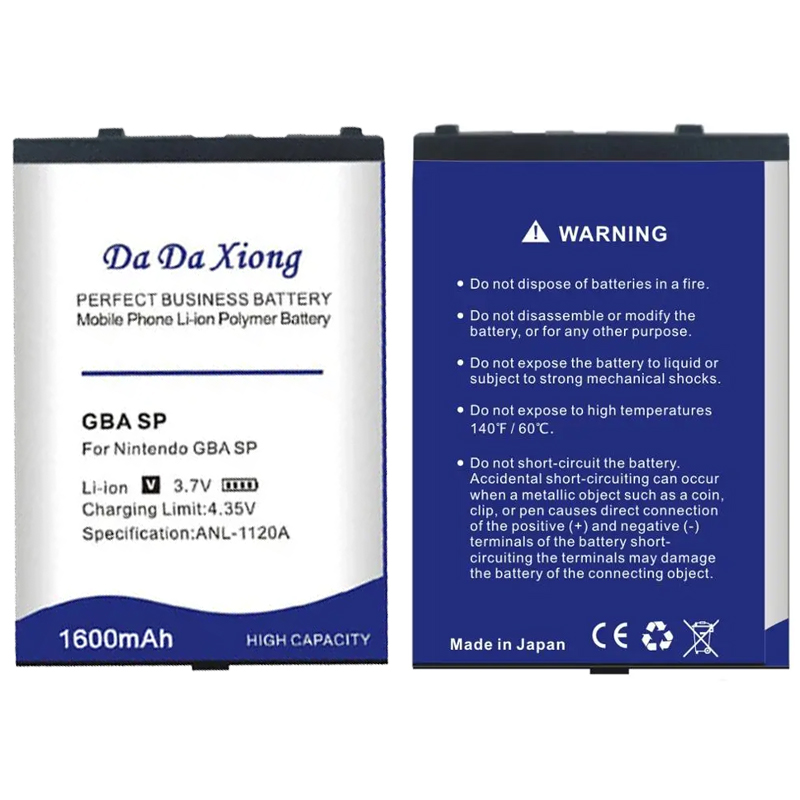 Nintendo Switch用トップバッテリー,1600mAh,デスクトップ,ゲームボーイ用,ノートパソコン