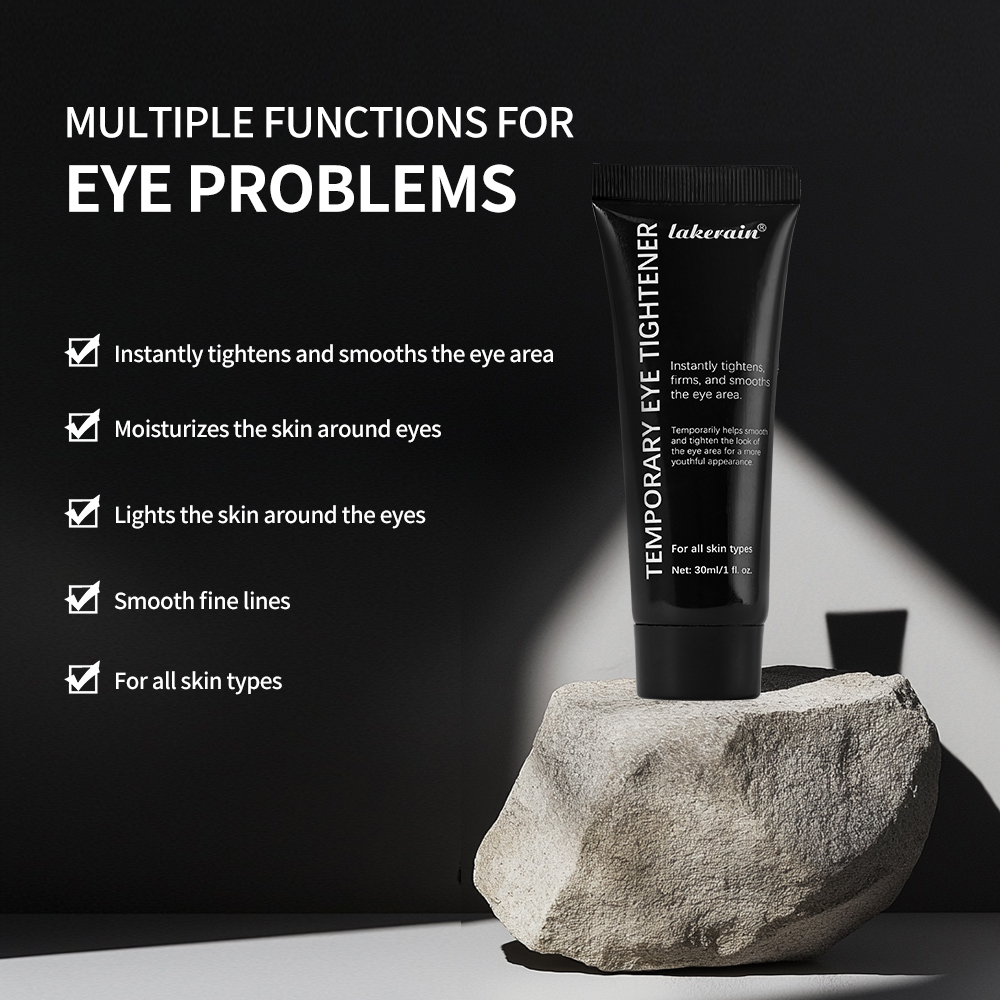 Crema para ojos para apretar instantáneamente las arrugas, elimina las bolsas de grasa para los ojos, hinchazón, reafirmante, líneas finas suaves, crema de masaje para nutrir los ojos