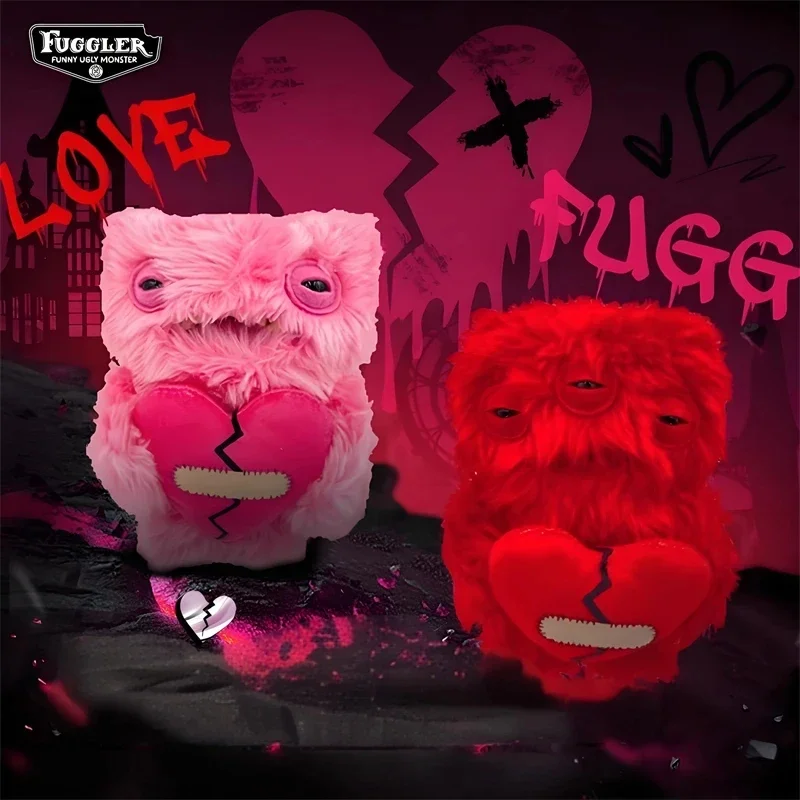 100 % Original Fuggler Plüschtiere Ugly Monster Love Monster Serie Cute Tooth Monster Fill Fugg Tooth Plüschpuppen Spielzeug Geschenke