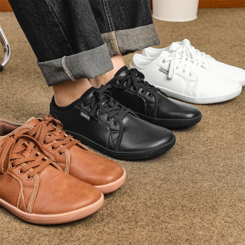 สตรี Barefoot รองเท้ากว้าง Casaul รองเท้าผ้าใบ Unisex PLUS ขนาด Toe รองเท้า Zero DROP Minimalist เดินแฟลตสําหรับชาย