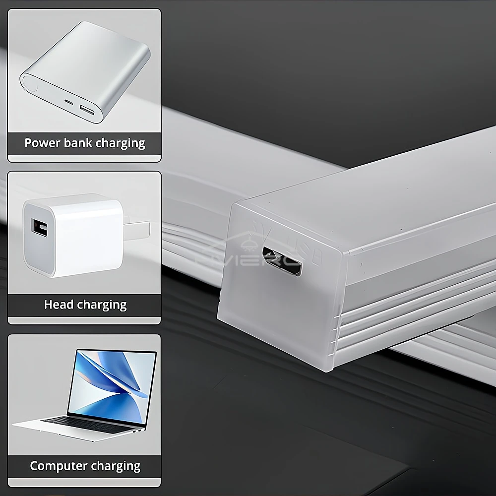 Motion Sensor ไฟกลางคืนโคมไฟ LED ไร้สาย USB ชาร์จแม่เหล็กสําหรับตู้เสื้อผ้าตู้เสื้อผ้าห้องครัวทางเดินหลอดเครื่องตรวจจับหลอดไฟ