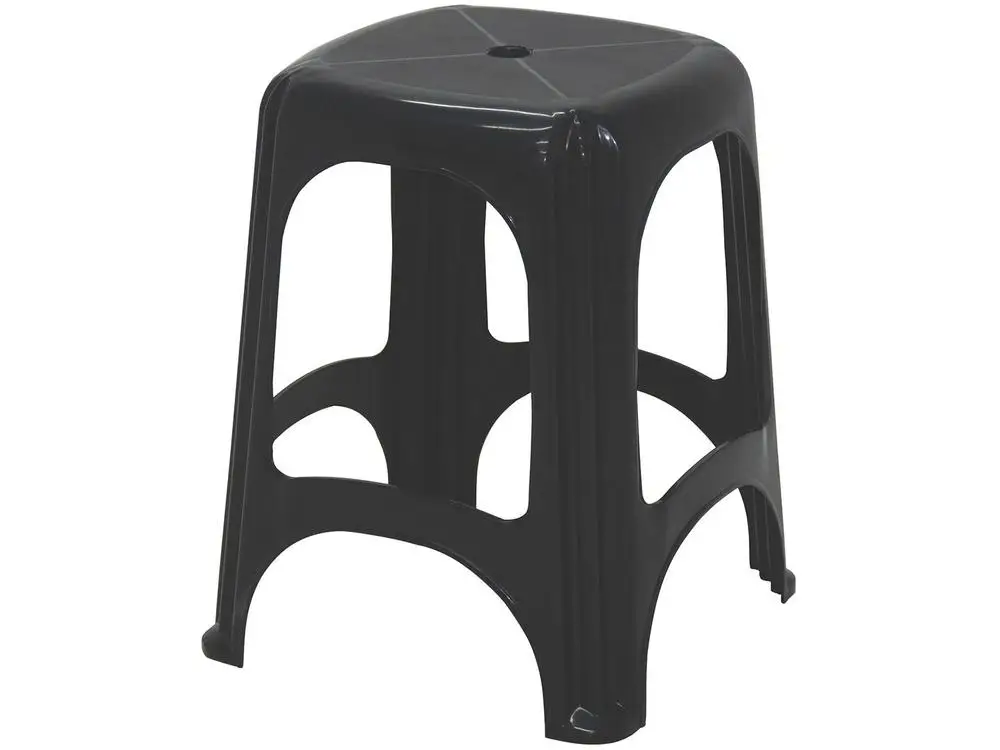 Banqueta Baixa Preta Tramontina Basic