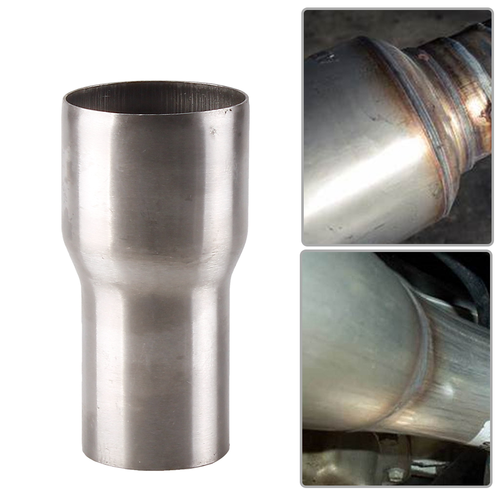 51 ミリメートル 63 ミリメートル 57 ミリメートル 76 ミリメートルユニバーサルステンレス鋼車の排気減速コネクタパイプチューブアダプタ吸気管接続ジョイント
