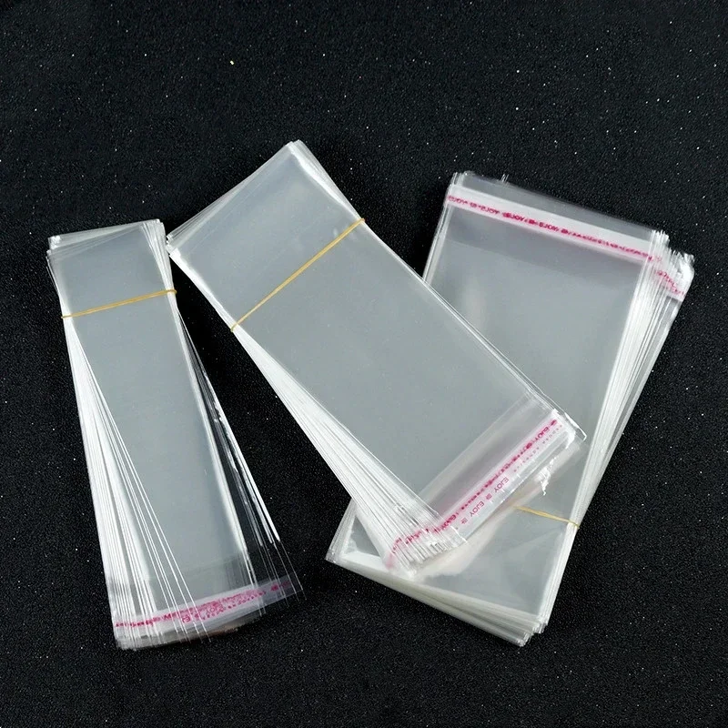 100 ชิ้นโปร่งใส Self - seal เครื่องประดับ Candy OPP Self - กาวบรรจุภัณฑ์ Resealable ของขวัญคุกกี้บรรจุภัณฑ์กระเป๋า