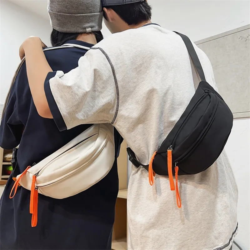 Elegante estilingue saco feminino moda esportes saco de peito bolso na moda ombro crossbody sacos para homens viagens ao ar livre férias