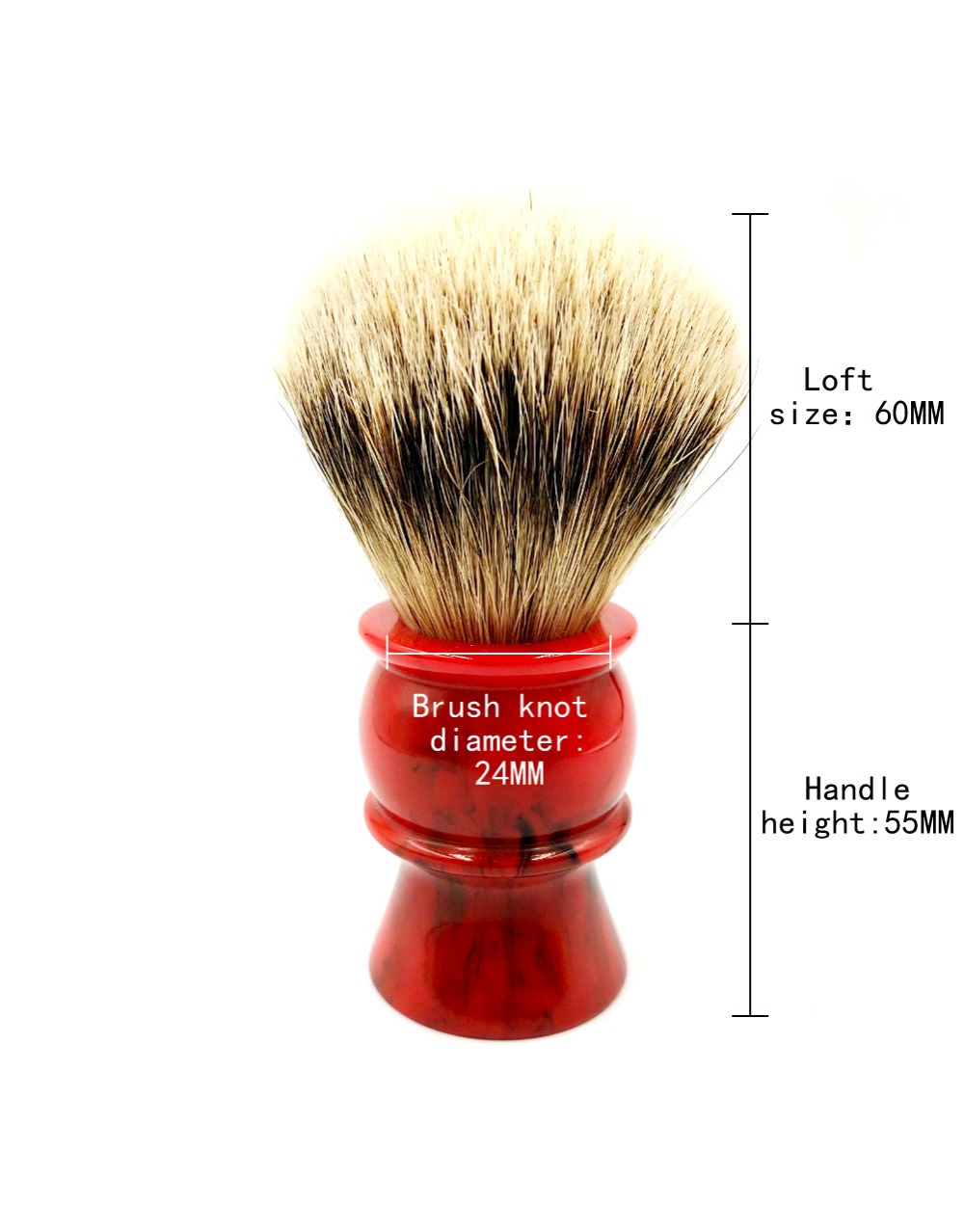 Мужские кисти для бритья, 24 мм, 100% дюйма