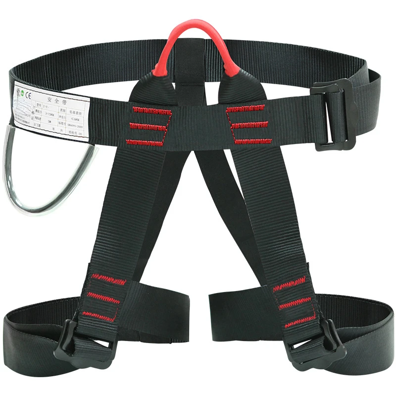 Aerial Work Safety Harness with Lanyard on Back Construction Protection High-altitude Rock Climbing Outdoor Harness Safe Rope