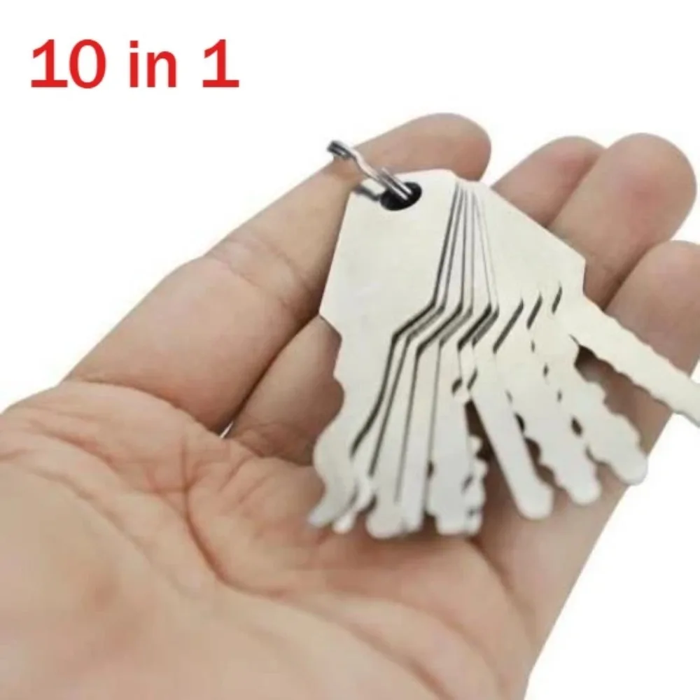 24/10 Stuks Slotenmaker & Auto Lock Pick Tools Combo Kit voor Beginners/Pros, titanium Vergulde Auto Unlock Extractor Set
