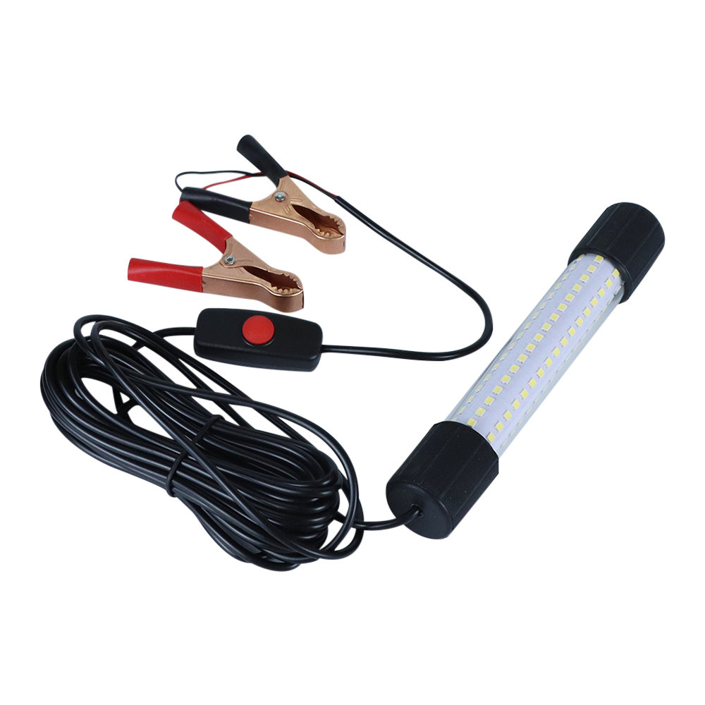 Luces LED de pesca de 13W DC12V, lámpara de pesca subacuática impermeable, lámparas de pesca nocturna sumergibles para barcos, luz de Krill de calamar para atraer