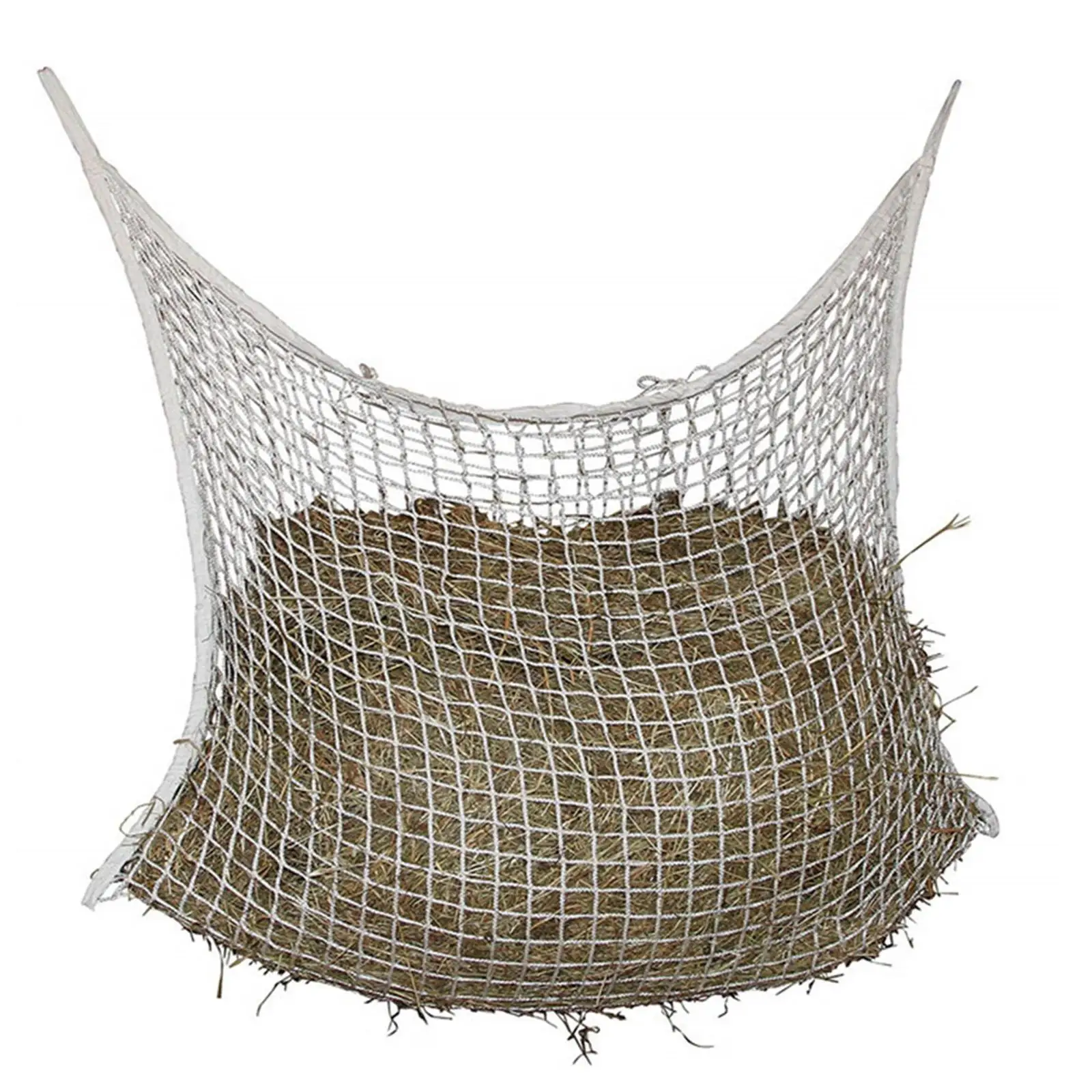 Langsam füttern Pferd Heu Netz beutel große Kapazität Tasche Pferdesport liefert x 90cm