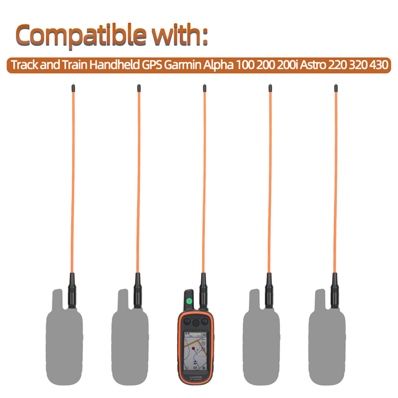 1/2/3PCS GPS771 Antenne Upgrade 38CM SMA-Stecker Peitsche Antenne Erweiterte lange Reichweite für Garmin GPS Alpha 100 200 Astro 220 Amateurfunk