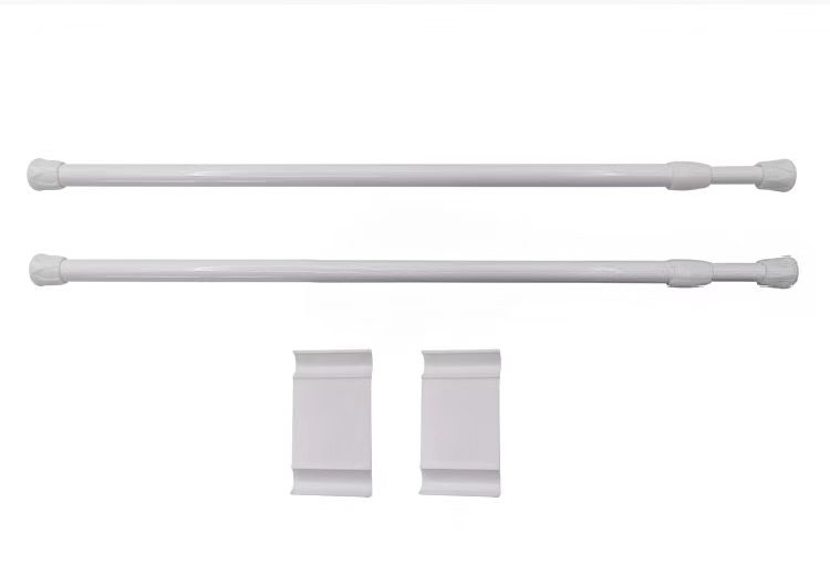 1Set kunststof RV hangende kasthek met massieve staven voor camper camper caravanaccessoires