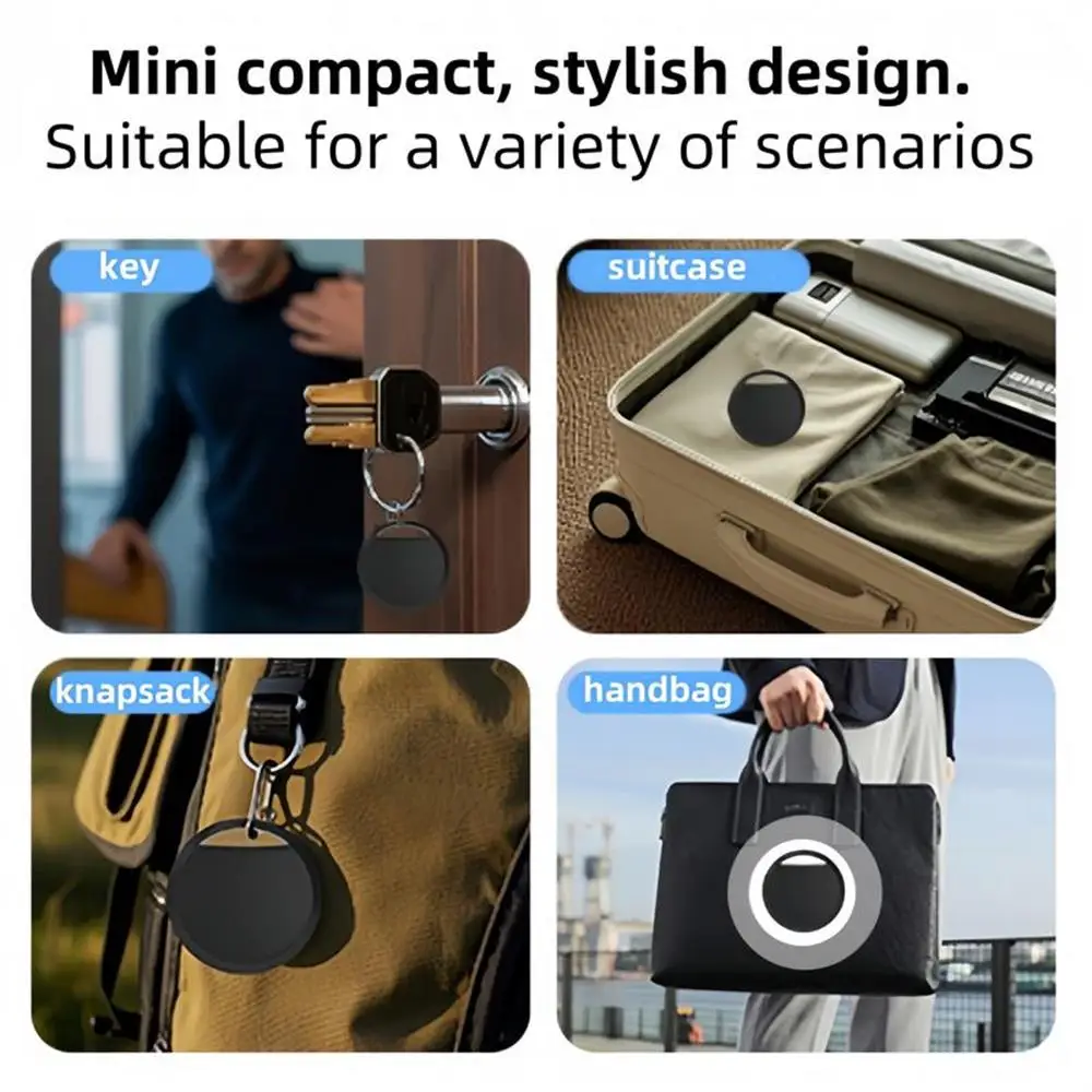 5er-Pack Smart Air-Tag (nur IOS), funktioniert mit Apple Find My (nur iOS), GPS Global Positioning Smart Tracker für Schlüsseltasche, Auto-Geldbörse