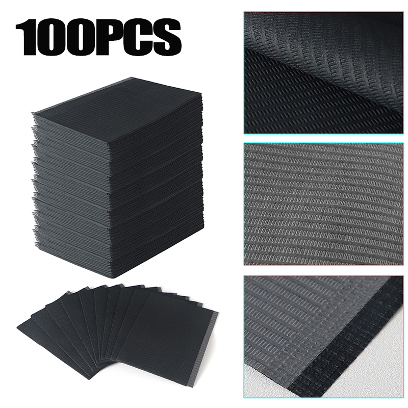 Almohadilla desechable impermeable para tatuaje, Baberos de tatuaje, cubiertas de mesa, servilletas dentales para pacientes, accesorios de tatuaje, 100 piezas