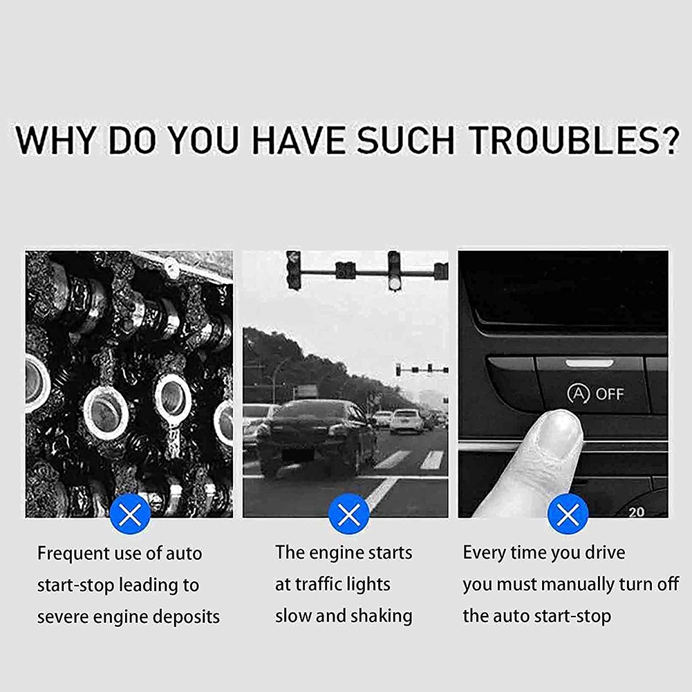 Auto Start Stop Eliminator/Delete/Disable/Cancel dla Chevrolet Equinox/Malibu/Cruze 19-21 Cadillac XT4/XT5/XT6 18-21,A