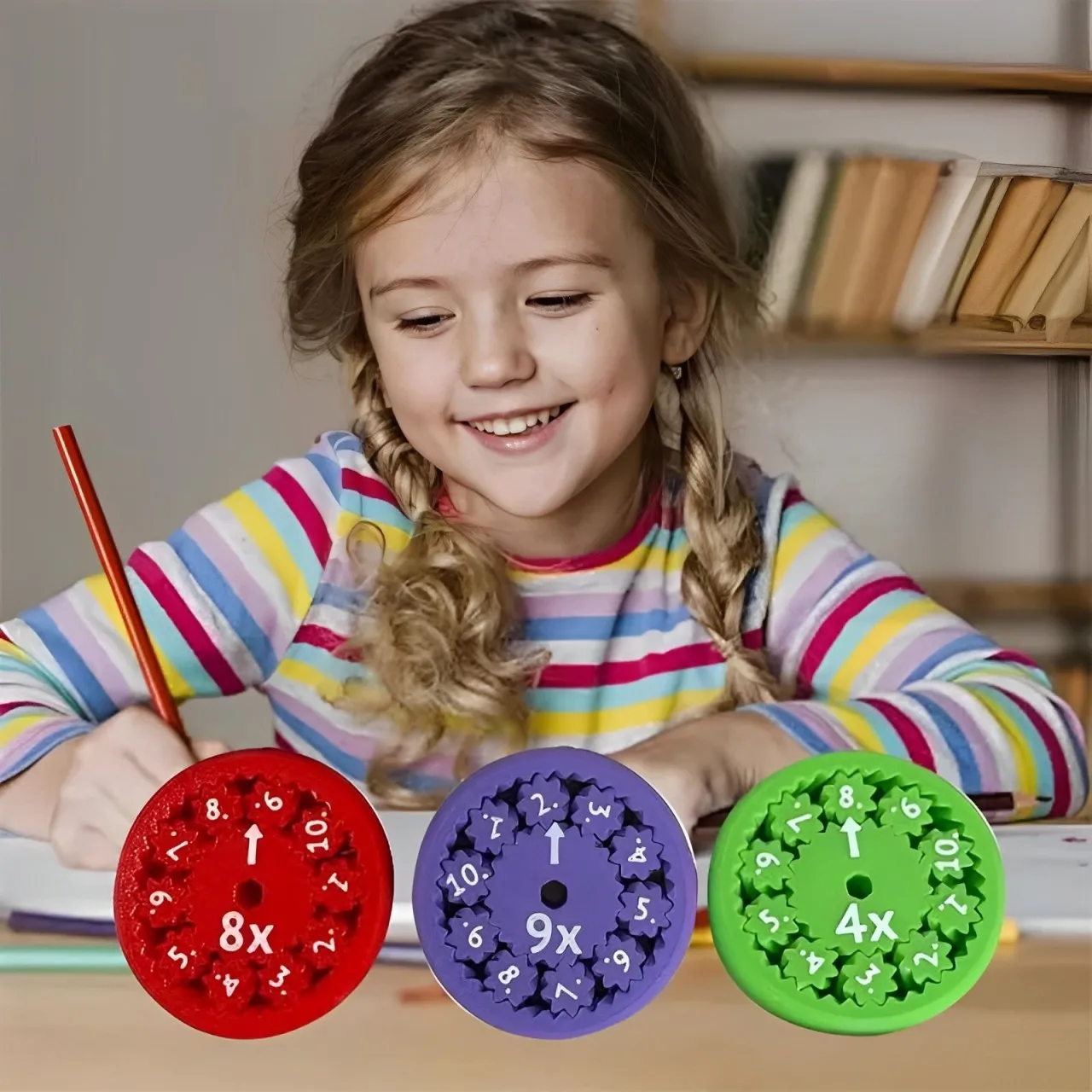 Math Fidget Spinners Math Fidget Spinners Tables de Multiplication mathématiques pour enfants jouets éducatifs fournitures de classe enseignement
