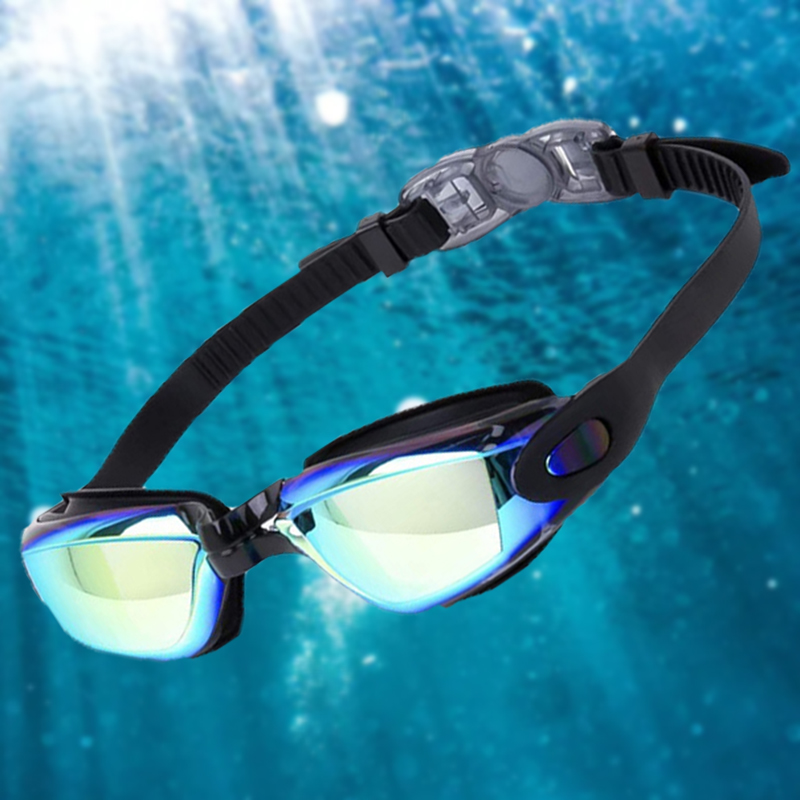Gafas de natación de alta definición para adultos, moda Universal de silicona, impermeables, antiniebla, galvanoplastia, nuevo estilo