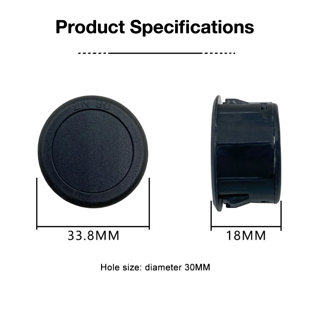 New DC 4-100V LED Digital Display Circular Two-wire Voltmeter DC Digital Voltmeter Head Display Reverse Connection Protection