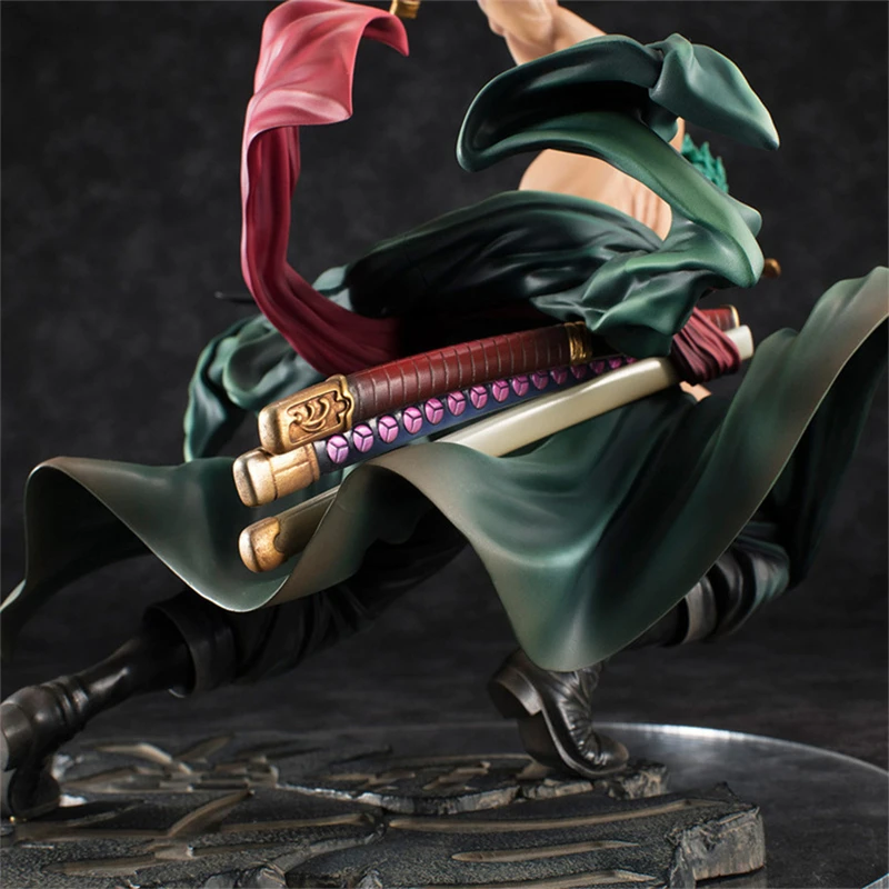 One Piece 10ซม.รูปของเล่นอะนิเมะGK Roronoa ZoroสามใบมีดSa-สูงสุดPVC Action Collectionตุ๊กตาตุ๊กตาของขวัญเด็ก