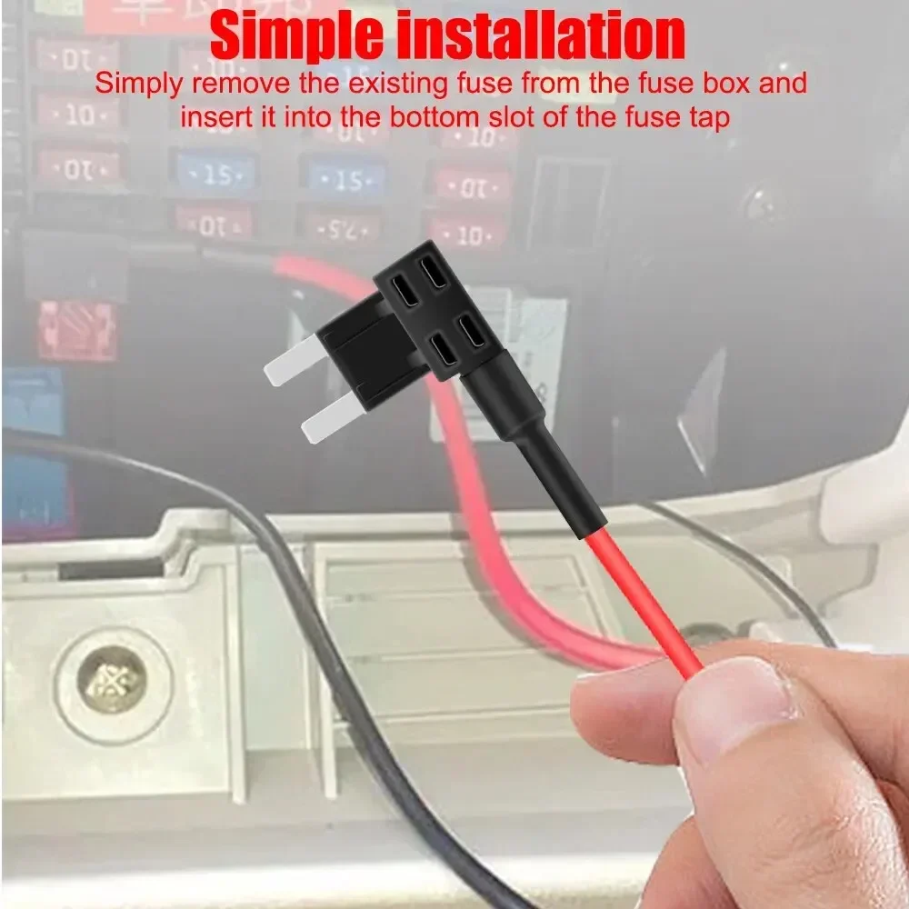 5 Stück Add-a-Circuit Adapter APM Tap Mini Blade Micro 12 V Auto Sicherungskasten Halter Auto Motri Versicherung ATM Adapter