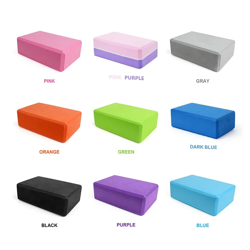 Xốp EVA Yoga Block Đạo Cụ Gạch Tập Pilates Yoga Cột Lưng Tập Thể Dục Thể Hình Tập Thể Dục Thể Thao Tập Luyện Thiết Bị Cho Gia Đình