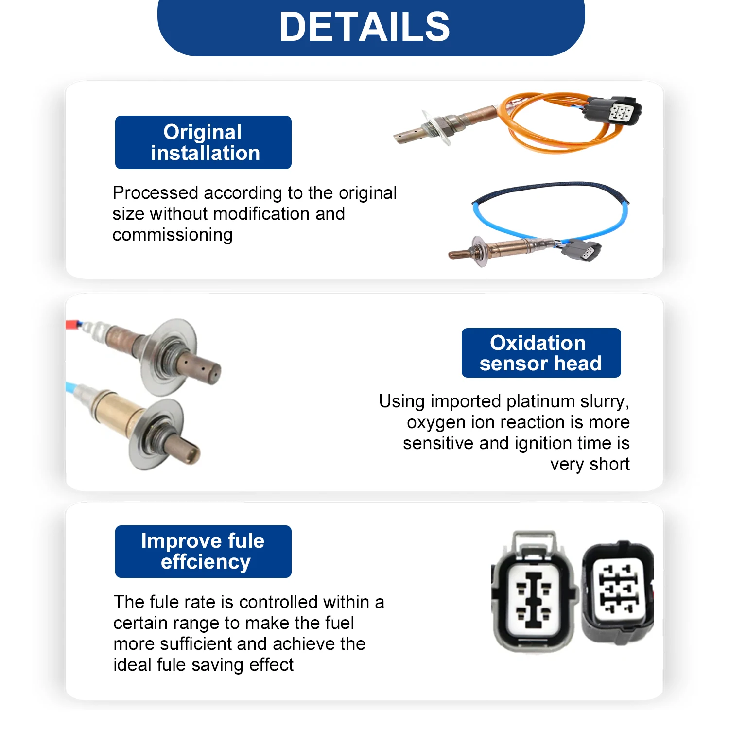 22690-AA891 22641-AA480 Up+Downstream Oxygen Sensor For Subaru Impreza Legacy Forester 2.0L 2005 2006 2007 2008 2009 2010-2015