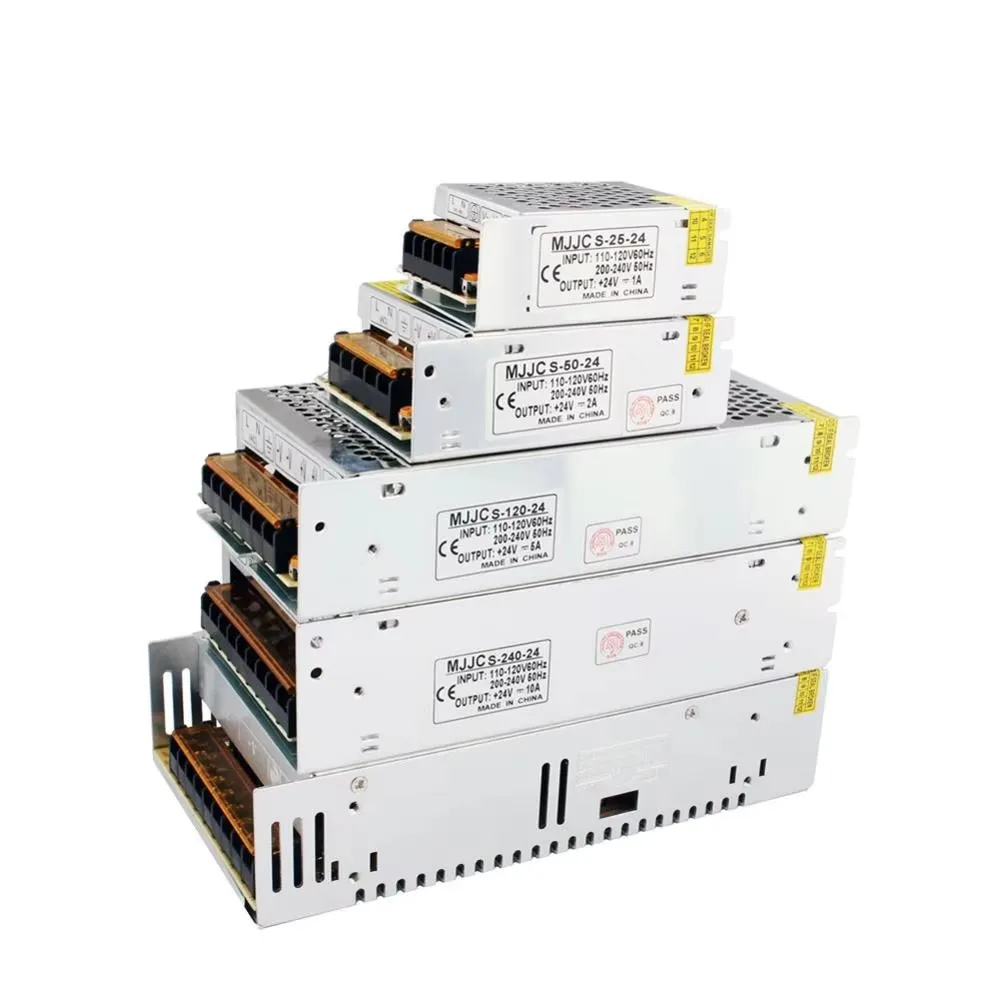 Lighting Transformers 110V 220V to DC 12V 1A 2A 5A 10A 15A 20A 25A 30A for CCTV Led Strip Switch Power Supply Adapter Source