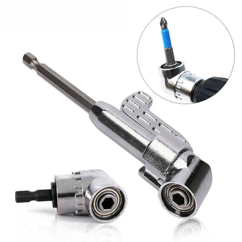 105 °   Adapter wiertarki kątowej Uchwyt magnetyczny ze stali CrV do wąskich przestrzeni Akcesoria do akumulatorowych wkrętarek udarowych 1/4"
