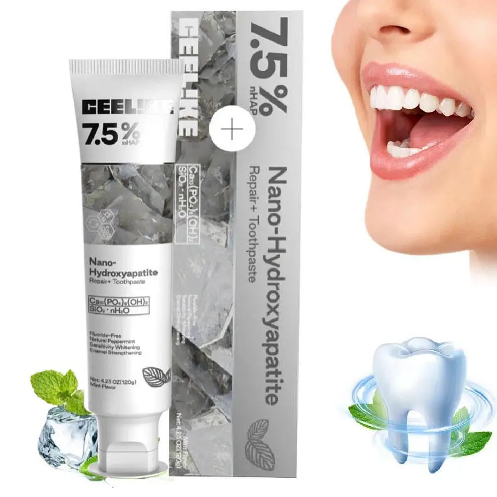 Hydroxyapatite Probiotic Whitening Toothpaste Enamel Repair Breath Freshening Teeth Whitener Toothpaste