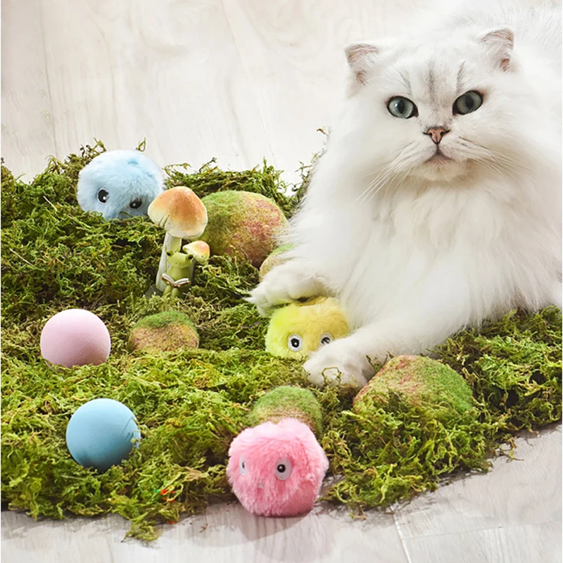 Smart Cat Toys Interactieve Ball Catnip Cat Training Speelgoed Pet Spelen Bal Pet Piepend Levert Producten Speelgoed Voor Katten Kitten Kitty